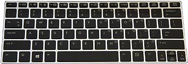 HP - Tastatur - hinterleuchtet - Tschechisch / Slowakisch - für EliteBook Revolve 810 G2 Tablet