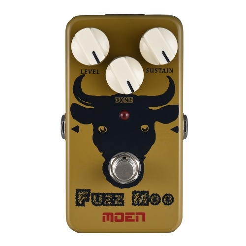 MOEN AM-FZ Pédale d'effet pour guitare Fuzz Moo Fuzz True Bypass Full Metal Shell