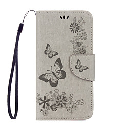 Case For Samsung Galaxy S7 edge / S7 / S6 edge Wallet / Card Holder / with Stand Full Body Cases Butterfly Soft PU Leather