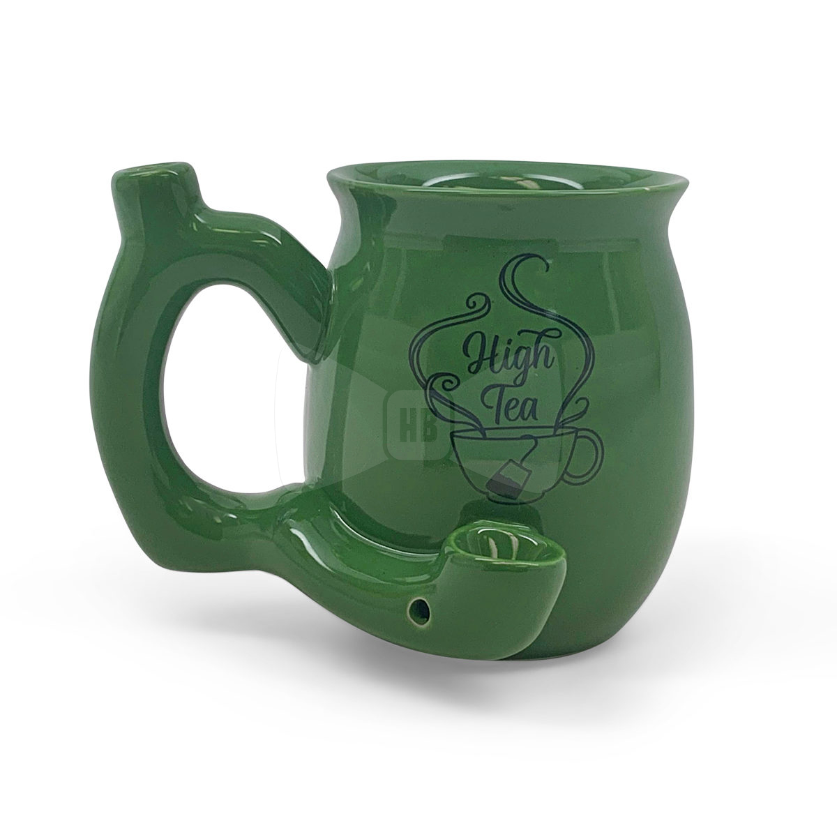 High Tea Mug Pipe Green