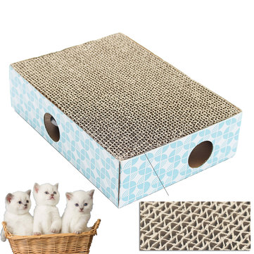 Multifunction Cat Kitten Corrugated Scratch Board Pad Scratcher Soft Bed Mat