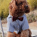 New Plaid Suit Tie Wedding Dress  for Pet Dogs(Assorted Size)