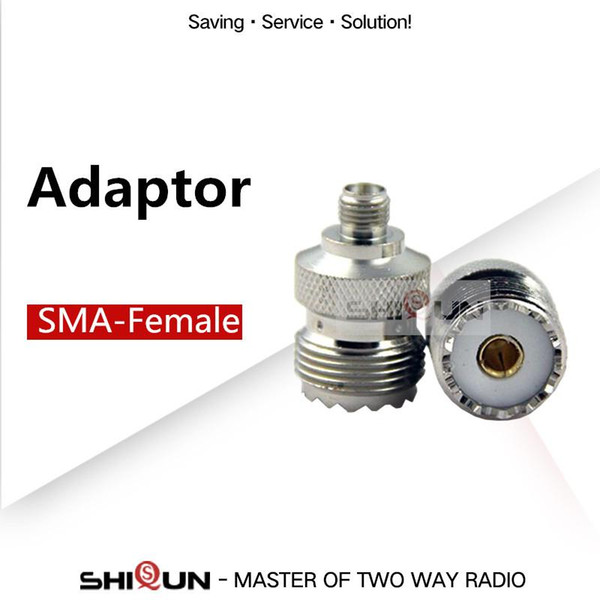 SMA-Female Adaptor for car walkie talkie antenna used for handheld walkie talkie baofeng uv-5r uv-82 uv-9r shiqun sq-uv25 SMA-F