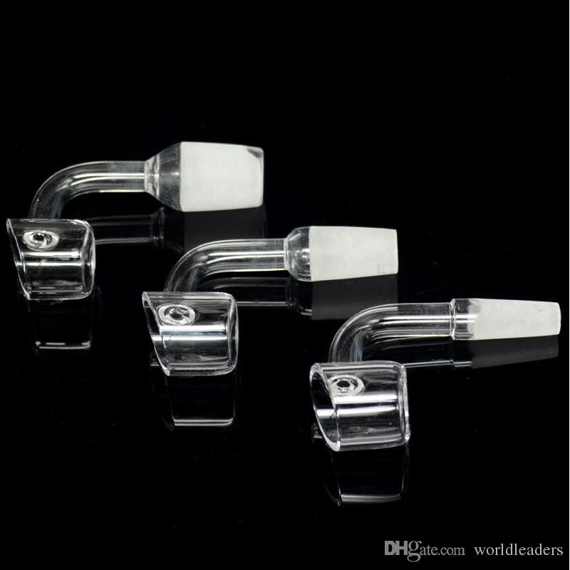 Fashion Manufacturer 10mm/14mm/18mm Male Female Quartz Banger Quartz nail domeless Bucket Oil Nail Honey Smoking Accessories