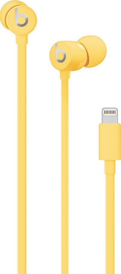 Apple Beats urBeats3 - Ohrhörer mit Mikrofon - im Ohr - kabelgebunden - Lightning - Geräuschisolierung - Gelb - für iPad/iPhone/iPod (Lightning) (MUHU2ZM/A)