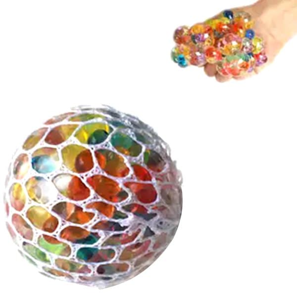 Squishy Mesh Stress Reliever Ball Squeeze Toy Party Bag Funny Gift