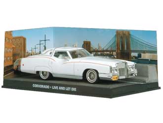 Cadillac Eldorado Diecast Model Car from James Bond Live and Let Die