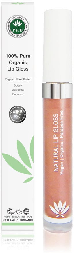 PHB Ethical Beauty Organic Lipgloss - Tea Rose