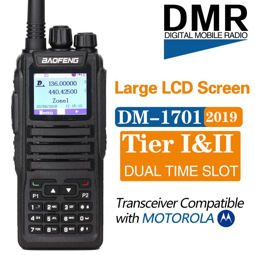 Baofeng DM-XS Digital Walkie Talkie DMR Dual Time Slot Tier1&2 tier ii Ham CB Portable Radio upgraded of dm-1701 dm-5r plus