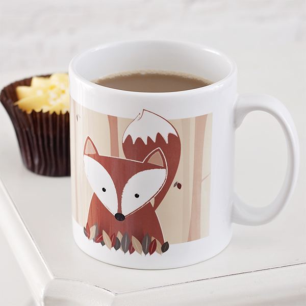 Personalised Woodland Fox Mug