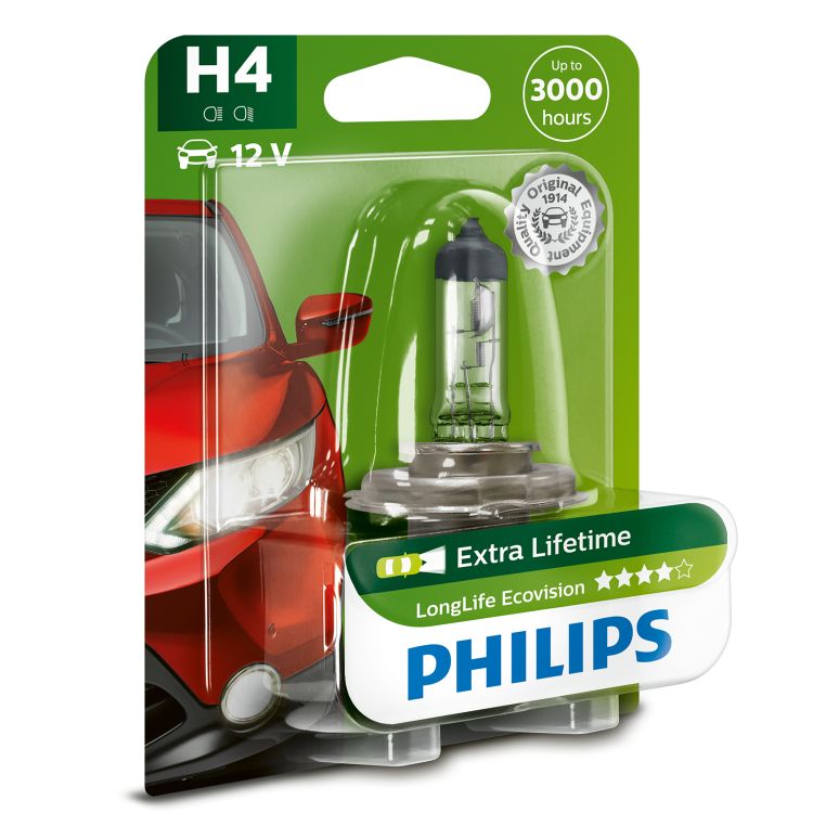 PHILIPS H4 Long Life Ecovision