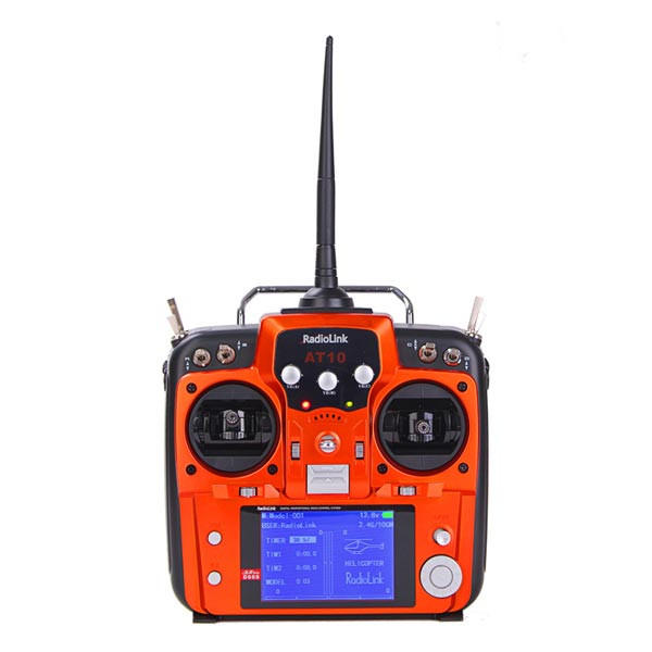 Radiolink AT10 2.4G 10CH Transmitter With R10D Receiver Orange Mode 1