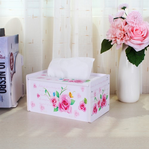 Creative DIY Household Item Special Order Tissue Box Water-resistant Paper Towel Box Rectangle Napkin Container