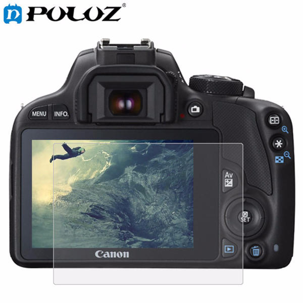 PULUZ Kamera 2.5D gebogene Kante 9H Oberflächenhärte gehärtetes Glas Displayschutzfolie für Canon 100D M3