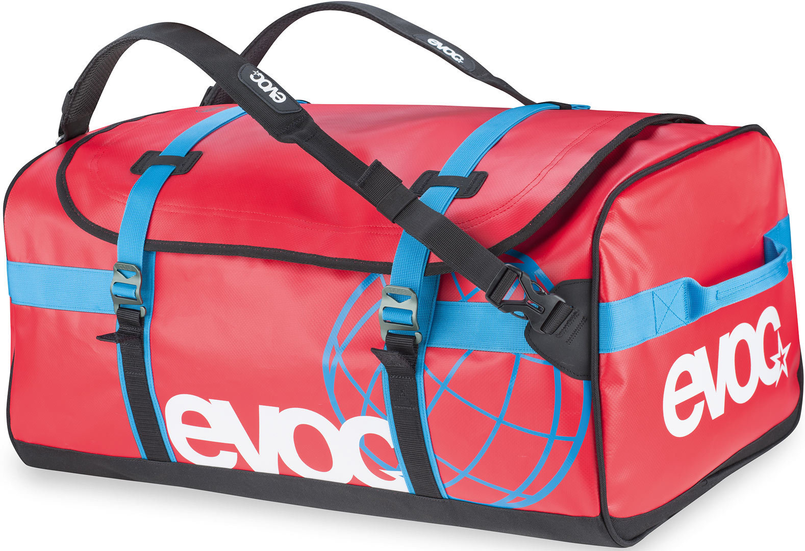 Evoc 60L Duffle Bag, red, red, Size One Size