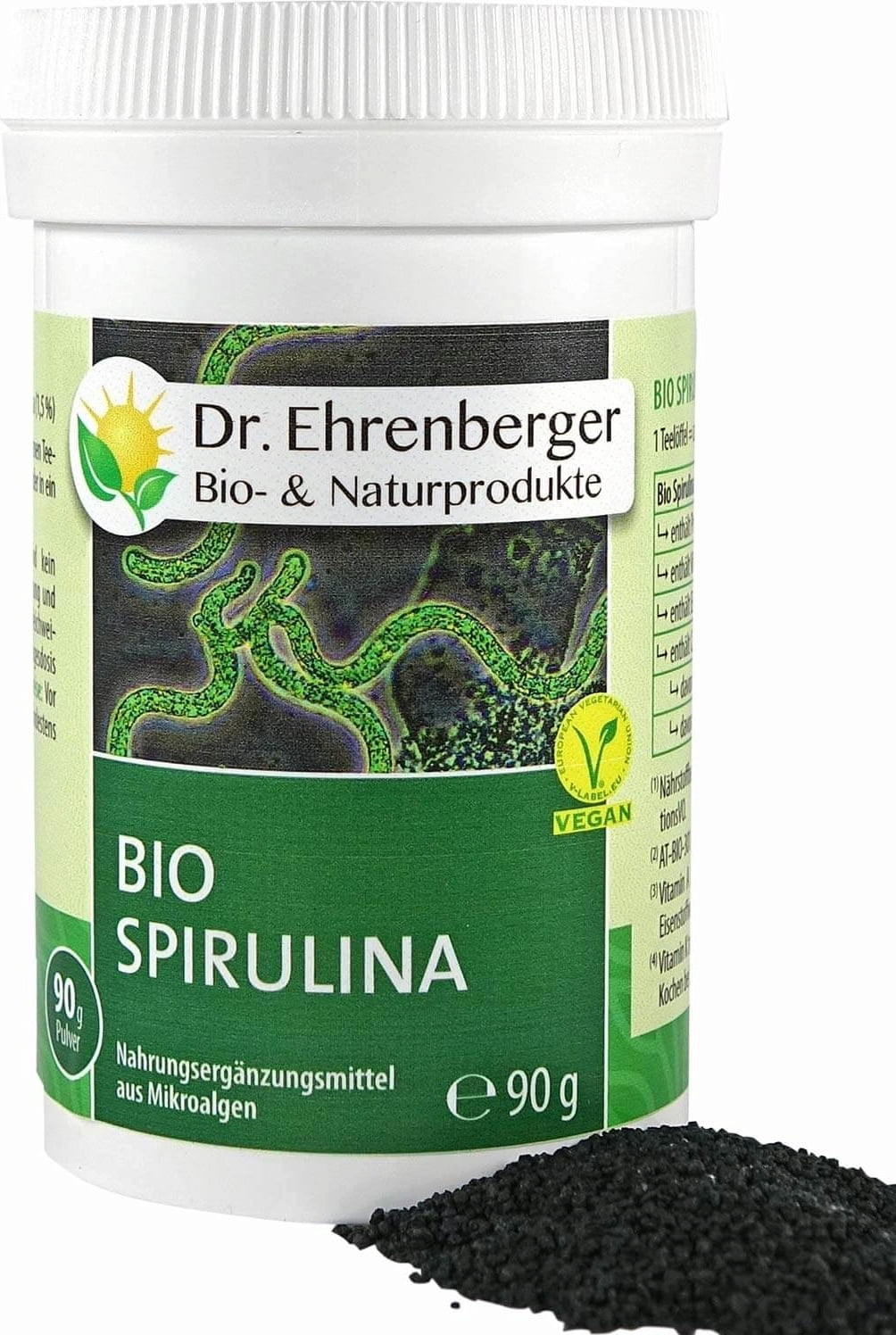 Dr. Ehrenberger Naturprodukte Bio Spirulina Granulat Pulver