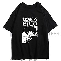 Inspired by Cowboy Bebop Cosplay Anime Cartoon Polyester / Cotton Blend Print Harajuku Graphic Kawaii T-shirt For Women's / Men's miniinthebox