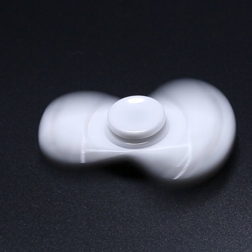 Ceramic White Mini Hand Finger Desk Toy for Focus Widget Fidget Stress Anxiety Relieve Portable Spinner High Quality ADD ADHD EDC Children Adult