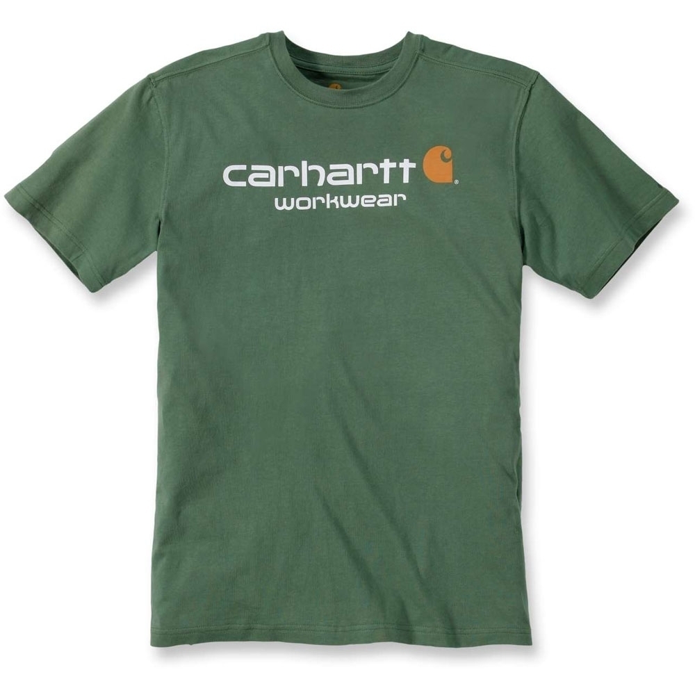 Carhartt Mens Short Sleeve Cotton Core Crew Neck Logo T-Shirt XL - Chest 46-48' (117-122cm)