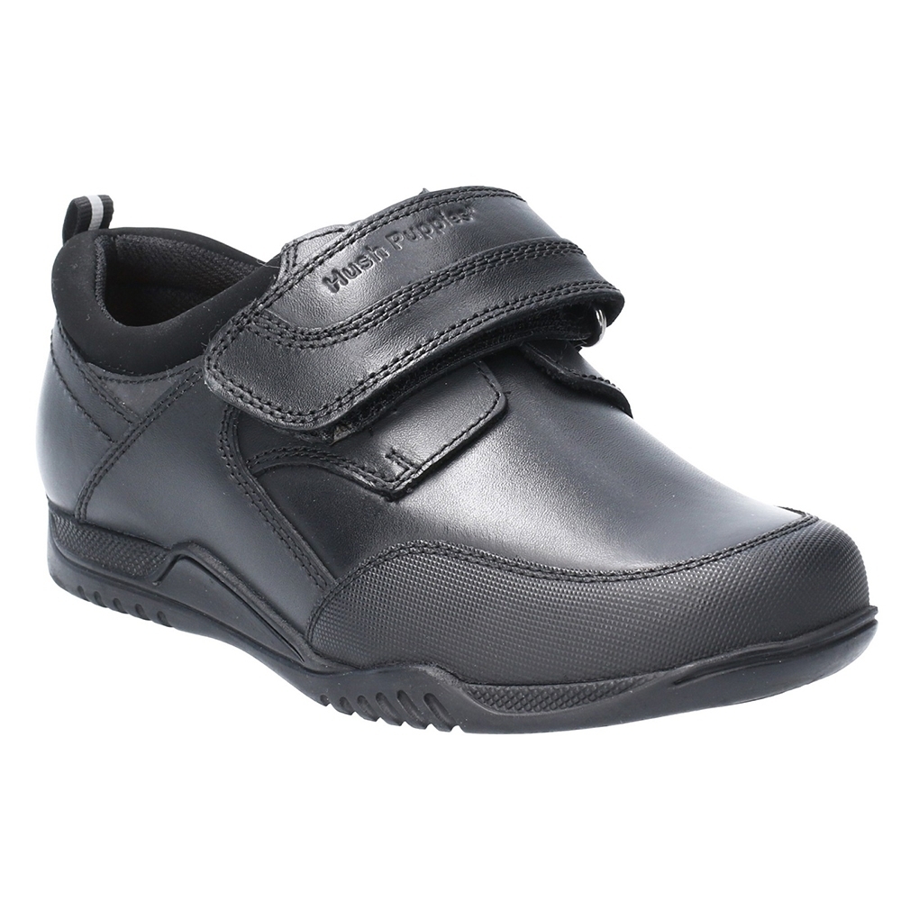 Hush Puppies Boys Noah Leather Slip On School Shoes UK Size 2.5 (EU 35)