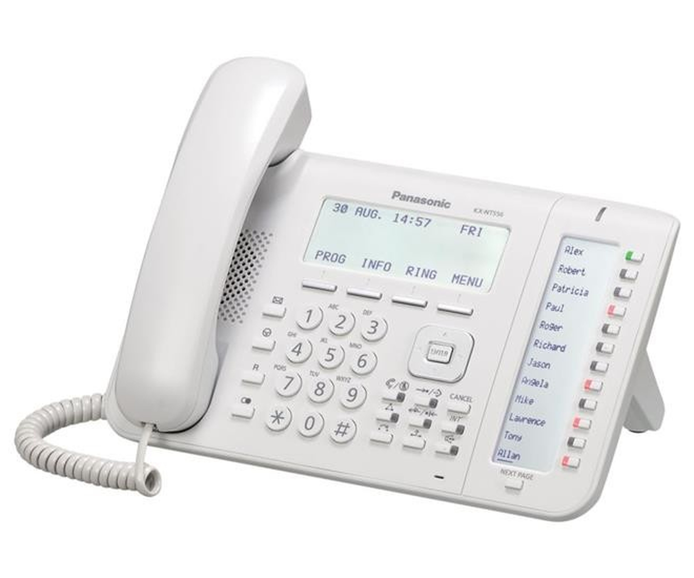 Panasonic KX-NT556 - VoIP-Telefon - wei