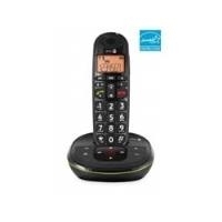 DORO PhoneEasy 105wr - Schnurlostelefon mit Anrufbeantworter + Anruferkennung - DECT\GAP - Schwarz (380102)