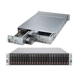 Super Micro Supermicro SuperServer 2027TR-D70QRF - 2 Knoten - Cluster - Rack-Montage - 2U - zweiweg - kein HDD - Matrox G200 - GigE, InfiniBand - Monitor: keiner (SYS-2027TR-D70QRF)