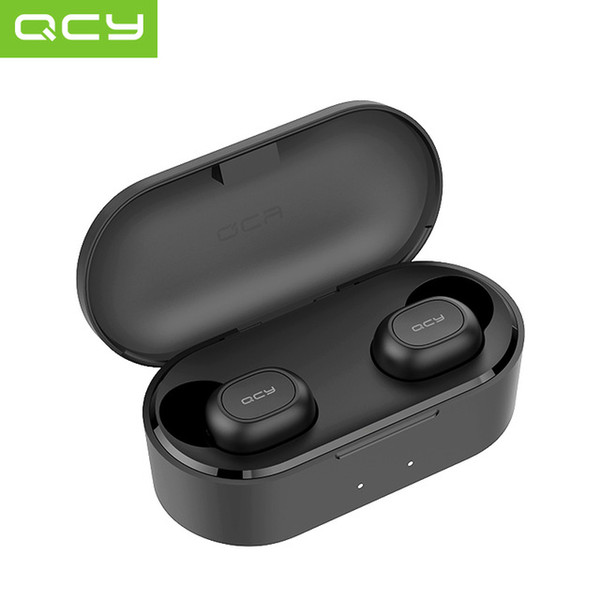 qcy qs2/t1s/t2s tws bluetooth 5.0 headset gaming headphones 3d stereo sports wireless earbuds earphones dual microphone with retail box