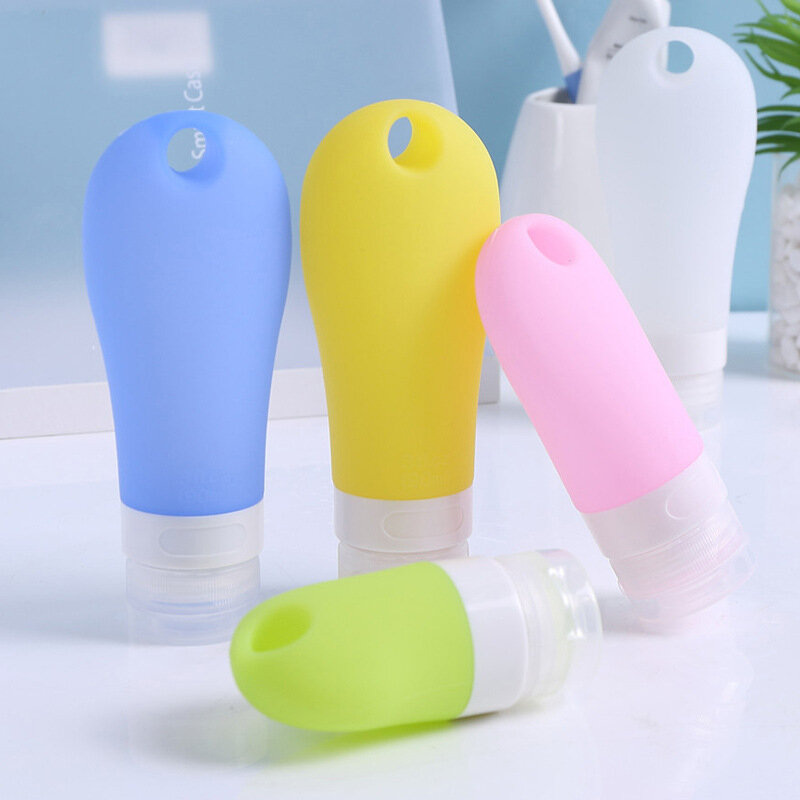 38ml Empty Silicone Travel Packing Press Having Holes Bottle