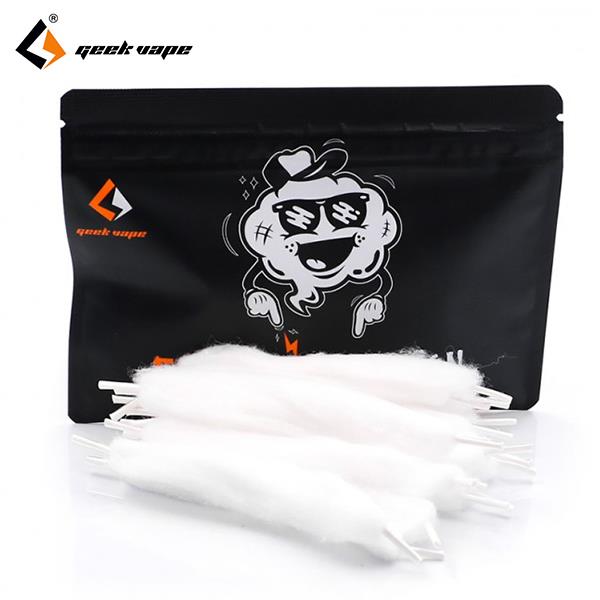 Authentic Geekvape Squares of Feather Organic Pre-loaded Cotton 20pcs