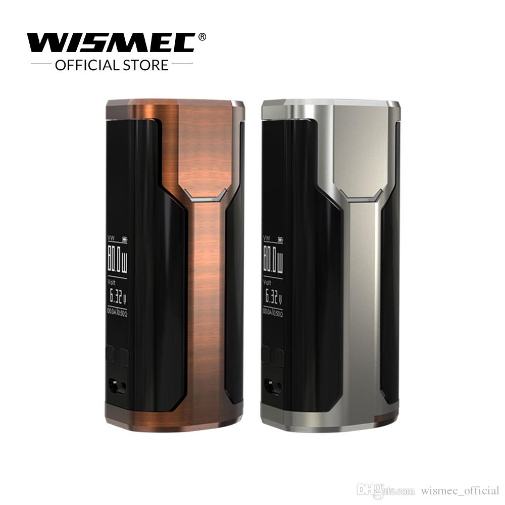 [Official Store] Wismec SINUOUS P80 TC vape mods with 80w output box mod and Powered by Single 18650 Battery