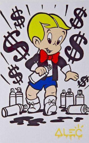 alec monopoly oil painting on canvas graffiti art wall decor richie rich spray handpainted &hd print wall art canvas pictures 191030