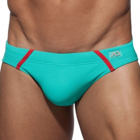 Addicted Pique Swim Brief - Turquoise XXL