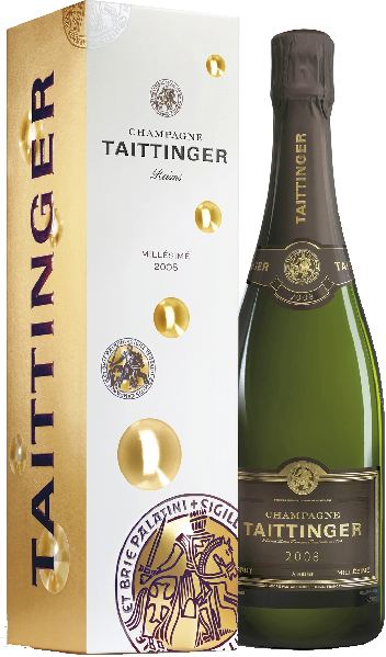 Taittinger Champagne Brut Millesime in Diamond Geschenkverpackung Jg. 2012-13 50 Proz. Chardonnay, 50 Proz. Pinot Noir Champagne Taittinger