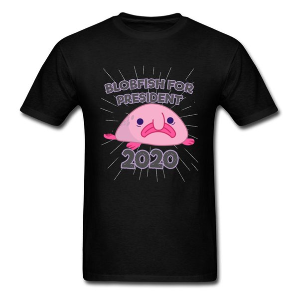 ccccsportBlobfish For President 2020 Sadness Fish T Shirt Kawaii Graphic Sea Wave Men Funny Tshirts Save The Ocean Custom Teeshirt