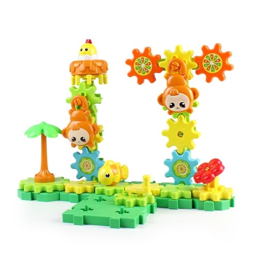 Gears Building Set Educational Construction Building Blocks Gears Toys