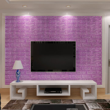 3D Brick Pattern Wallpaper Background TV Decor