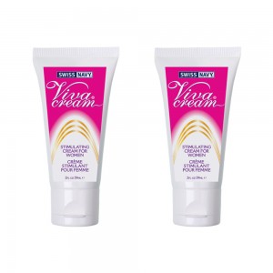 Viva Cream - Crema Estimulante Sexual Para Mujeres Con L-Arginina, Niacina y Mentol - 2 Botes