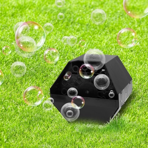 Mini luces de escenario de acero inoxidable Máquina de burbujas de control remoto Efecto romántico automático para fiestas de bodas Festivales