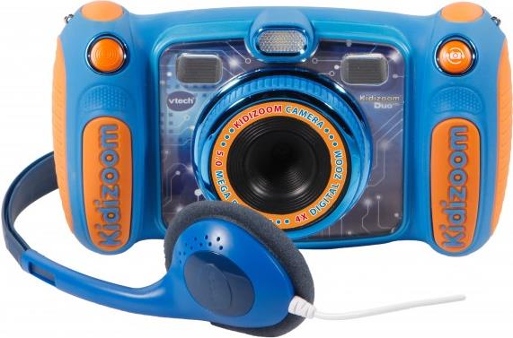 VTech KidiZoom Duo 5,0 - Digitalkamera - Kompaktkamera mit digitale Wiedergabe / Sprachaufnahme - 5,0 MPix - Blau (80-507104)