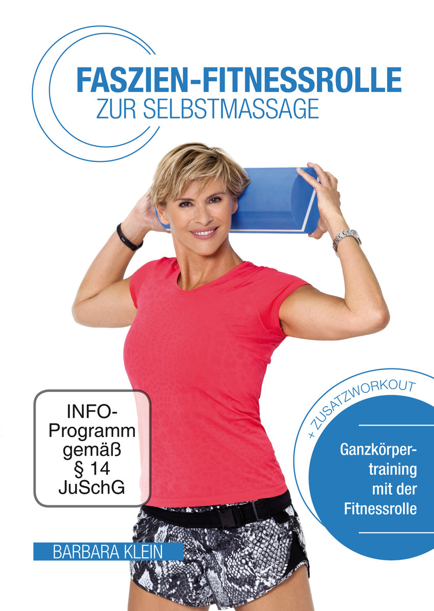 Faszien-Fitnessrolle zur Selbstmassage DVD von Barbara Klein