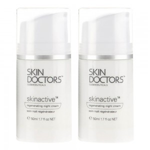 Skinactive14 Regenerating Night Cream - Nachtcreme Repariert, Schutzt & Hydriert die Haut - 2er Pack