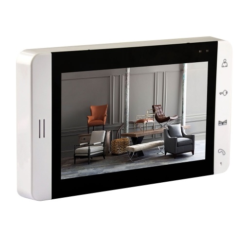 Seguridad para el hogar Monitor LCD de 7 pulgadas Monitor de video en color Puerta de puerta Timbre