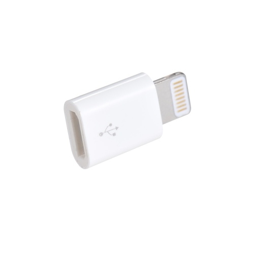 Android Micro USB hembra a Lightning Male Sync adaptador de datos convertidor de carga para iPhone 8 Plus iPad mini Air Cable de datos