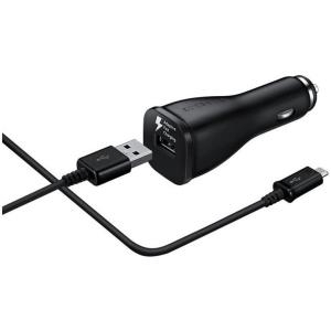 Samsung EP-LN915U - Netzteil - Pkw - 2 A (USB (nur Strom)) - auf Kabel: USB type C - Schwarz - für Galaxy Note5, S6, S6 edge, S6 edge+ (EP-LN915CBEGWW)