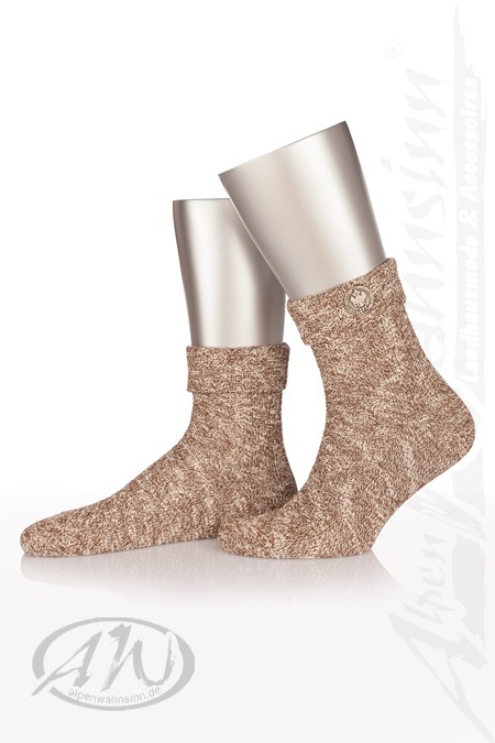 Alpensocks Trachten Socken - 61-Mü1, Braun, 10 (38-39)