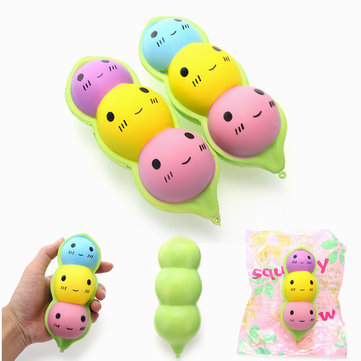 YunXin Squishy Peas In A Pod 15cm Slow Rising Toys