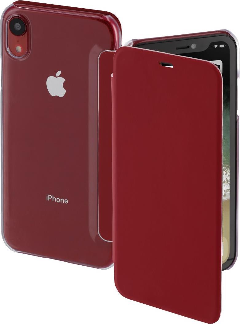Hama Booklet Clear für Apple iPhone XR, Rot (00185757)