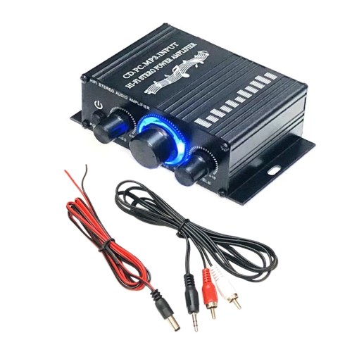 Mini amplificateur HiFi voiture stéréo récepteur de musique FM MP3 amplificateur de puissance