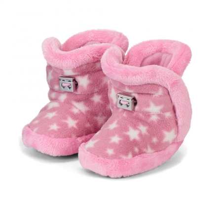 Sterntaler 5101825 Babyschuh Sterne mit Kordelstopper 17/18 perlrosa